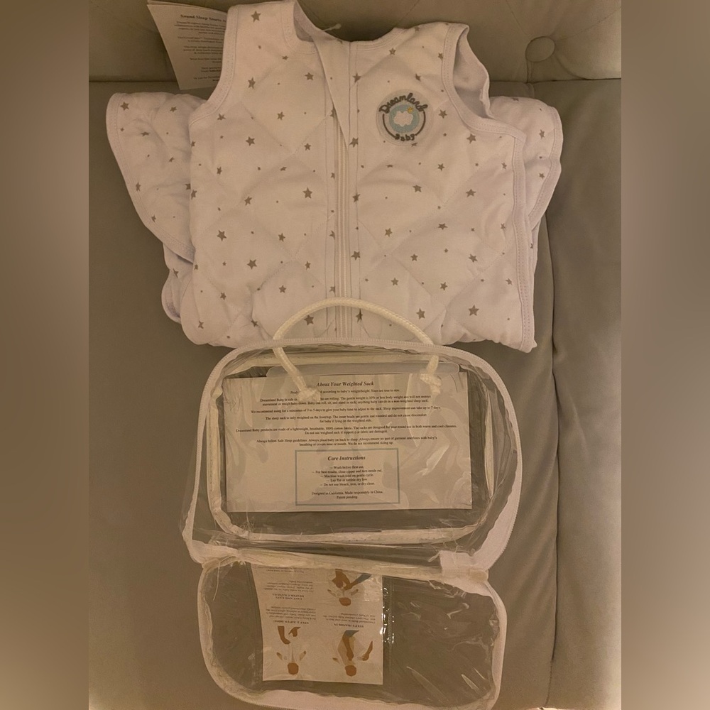 Dreamland Weighted Sack New with Tag size M 6-12 months 26-30in 15-24lbs - Picture 4 of 12